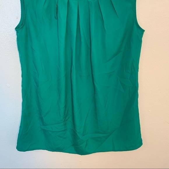 Merona Sleeveless Scoop Neck Blouse Green - Picture 4 of 8